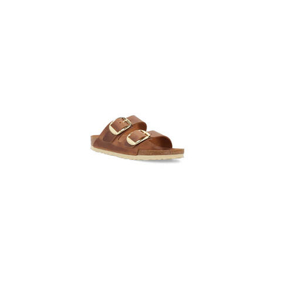 Кожаные шлепанцы arizona big buckle Birkenstock - коричневый(1011073)