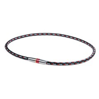 Ожерелье PHITEN RAKUWA NECKLACE X50 HIGH-END III, черно-серо-красное
