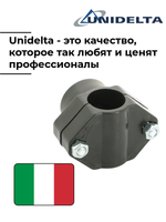 Хомут седловой (врезка в трубу) Unidelta, 40 x 1/2" с внутренней резьбой