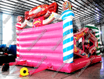 Коммерческий надувной батут "Конфета" 5*5*4.5 м