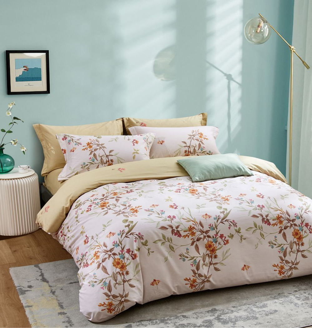 Постельное белье 2 спальное евро Asabella 1871-6