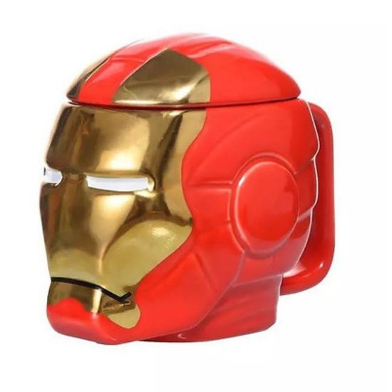 3D кружка с крышкой "Железный Человек" (~800 мл)