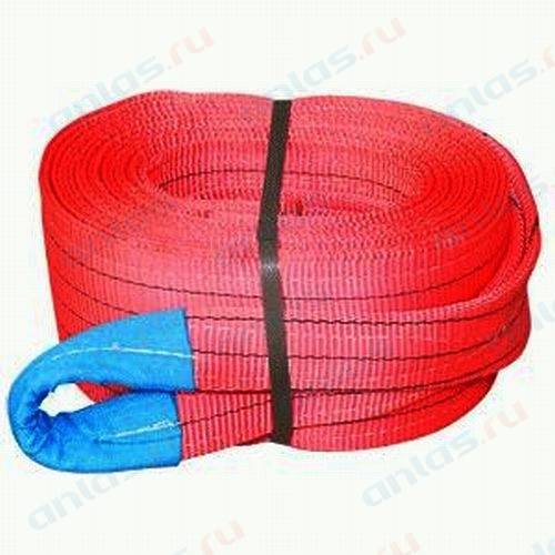 Трос буксировочный лента 63 т 6 м петля