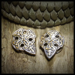 Бусина для паракорда , браслета декоративная "Сила кельта" большая