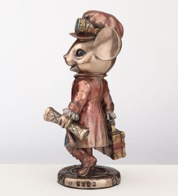 Veronese WS-1359 Статуэтка в стиле Стимпанк «Мышь-путешественница»