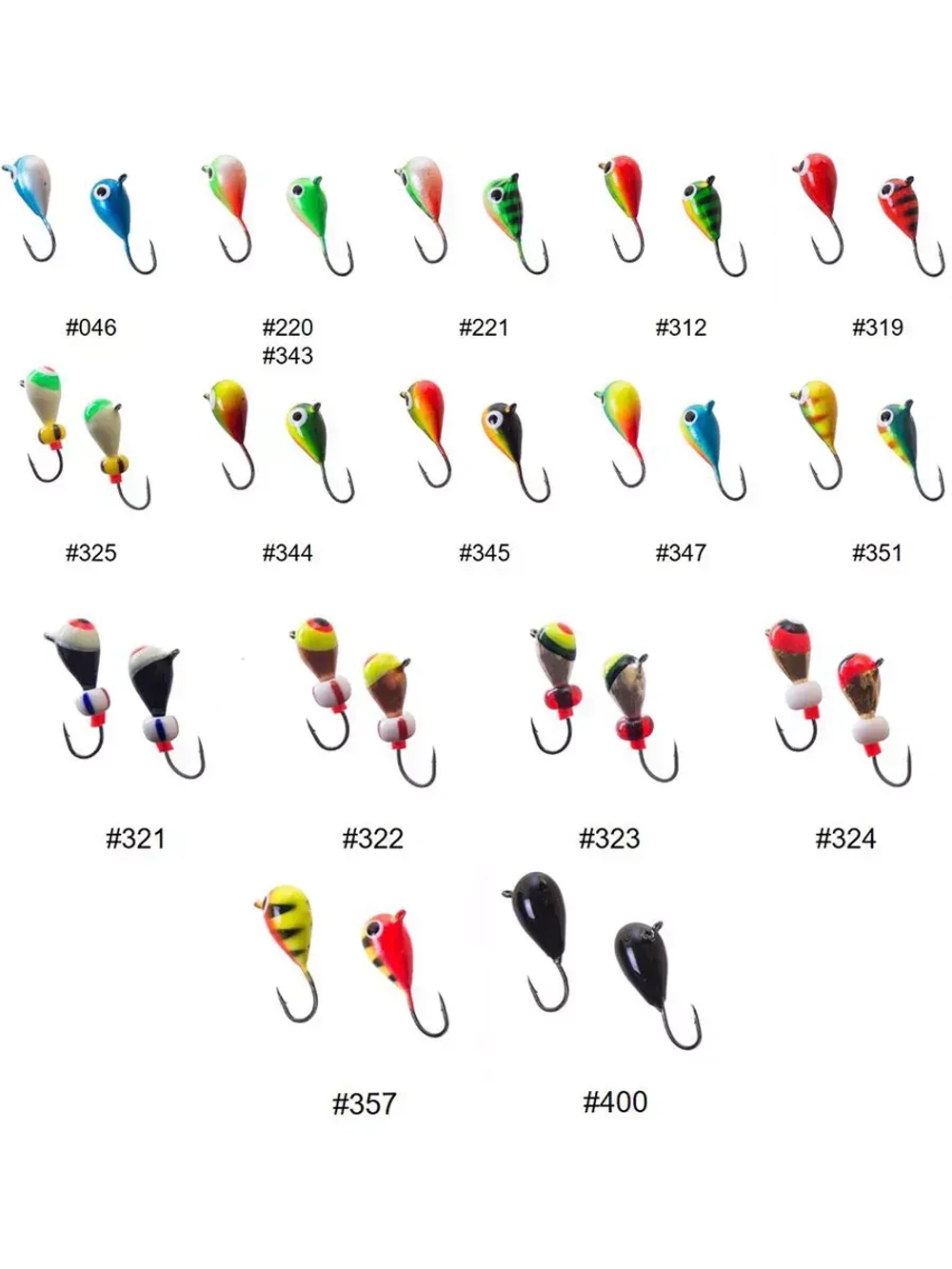 Мормышка вольфрамовая КАПЛЯ С УШКОМ, #220, 10 шт 3,2 г