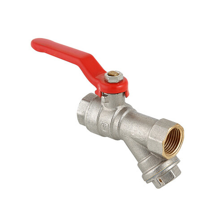 Кран шаровой VALTEC COMBI со встроенным фильтром и флажковой рукояткой