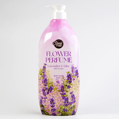 Парфюмированный гель для душа с ароматом лаванды и сирени Shower Mate Purple Flower 900 г