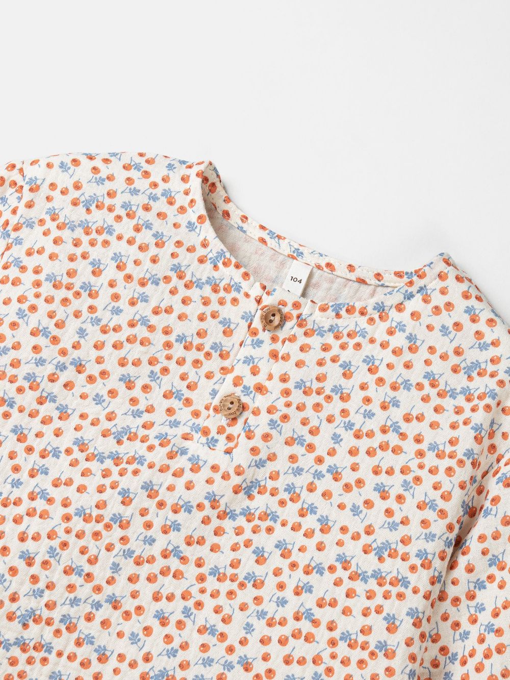 Рубашка муслиновая "Ягодки"