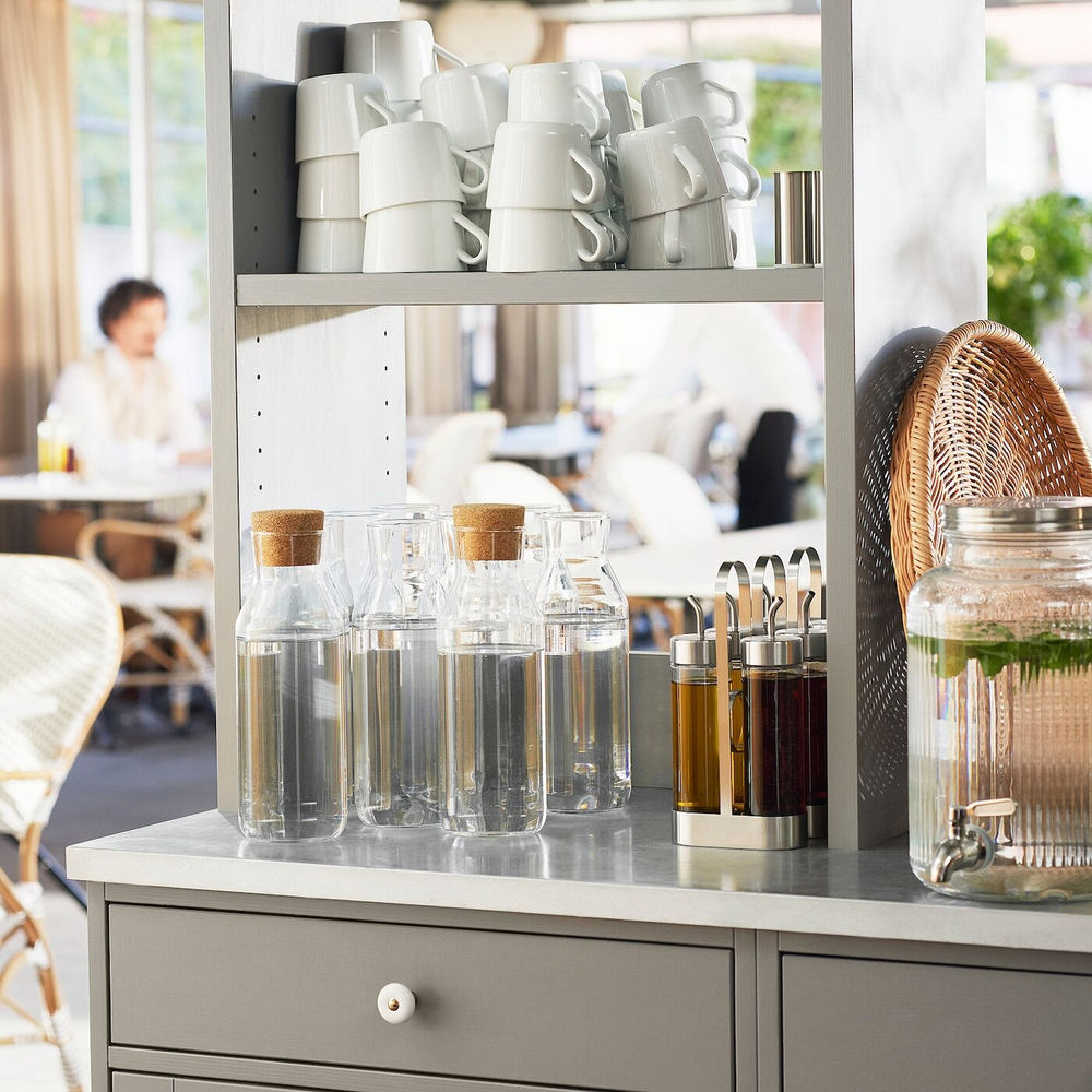 Графин с пробкой IKEA 365+, Стекло, 1 л