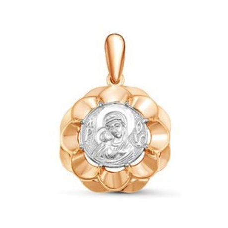 Икона Владимирская БМ из золота