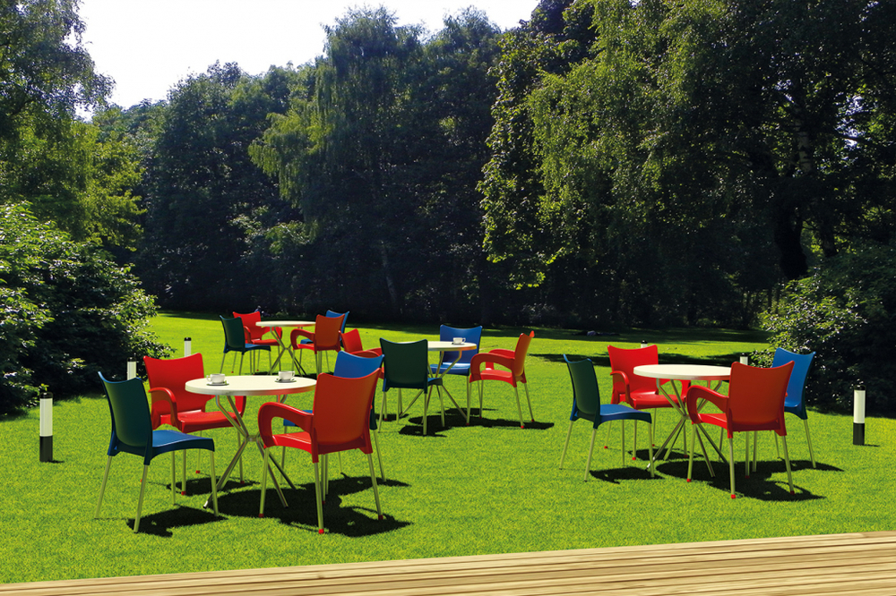 Кресло пластиковое Siesta Contract Romeo, синий