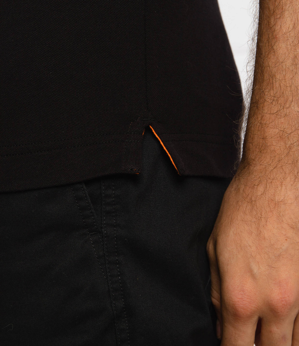 Поло Eduardo La Martina - черный(CCMP02 PK001)