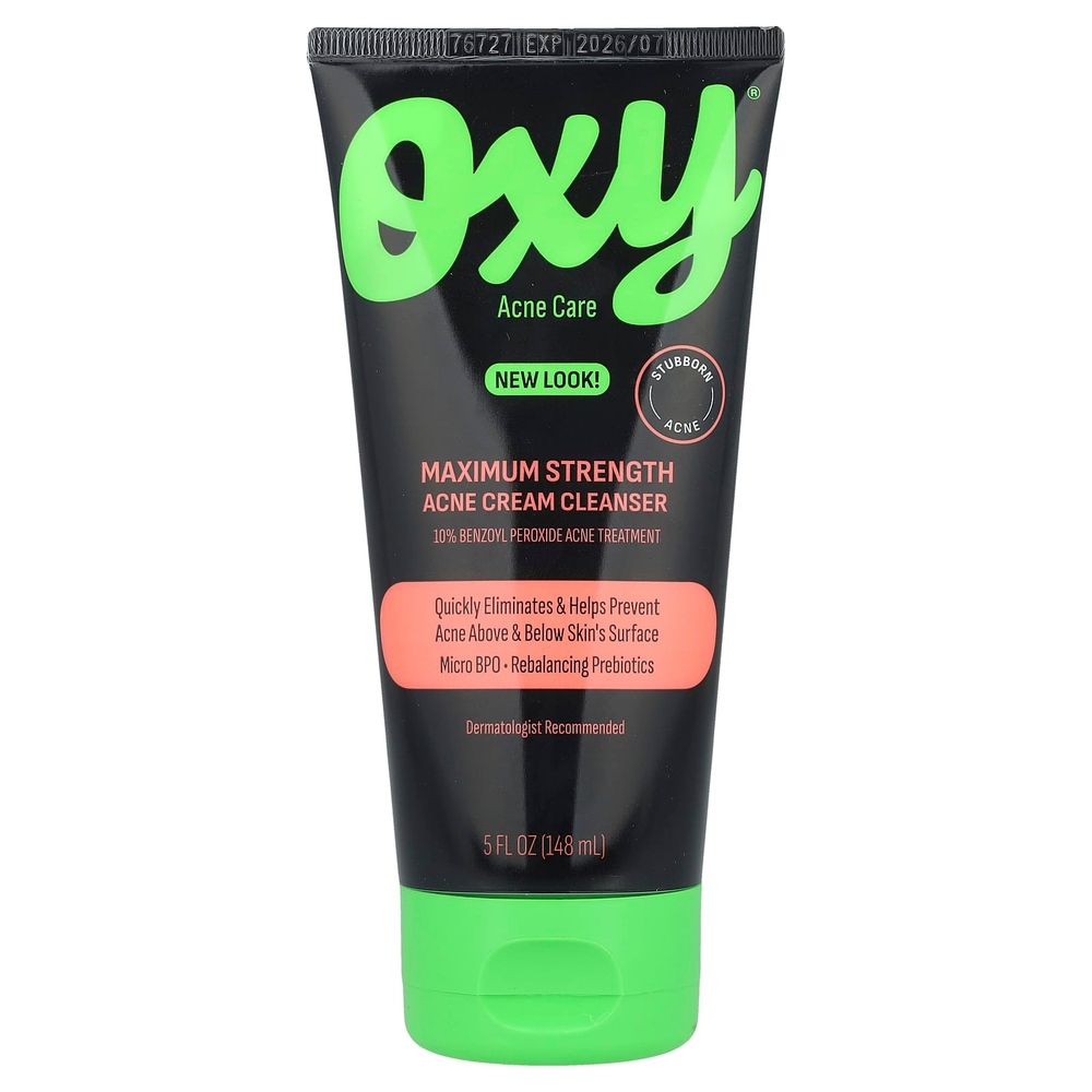 Oxy Skin Care, Очищающий крем от акне максимальной силы, 148 мл (5 жидк. Унций)