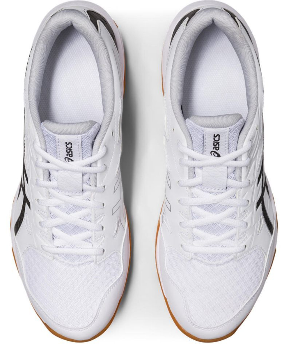 Мужские кроссовки для бадминтона/сквоша Asics Gel-Rocket 11 - белый/чистый серебристый