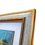 Фоторамка пластик 30х40 см Каррара кремовый