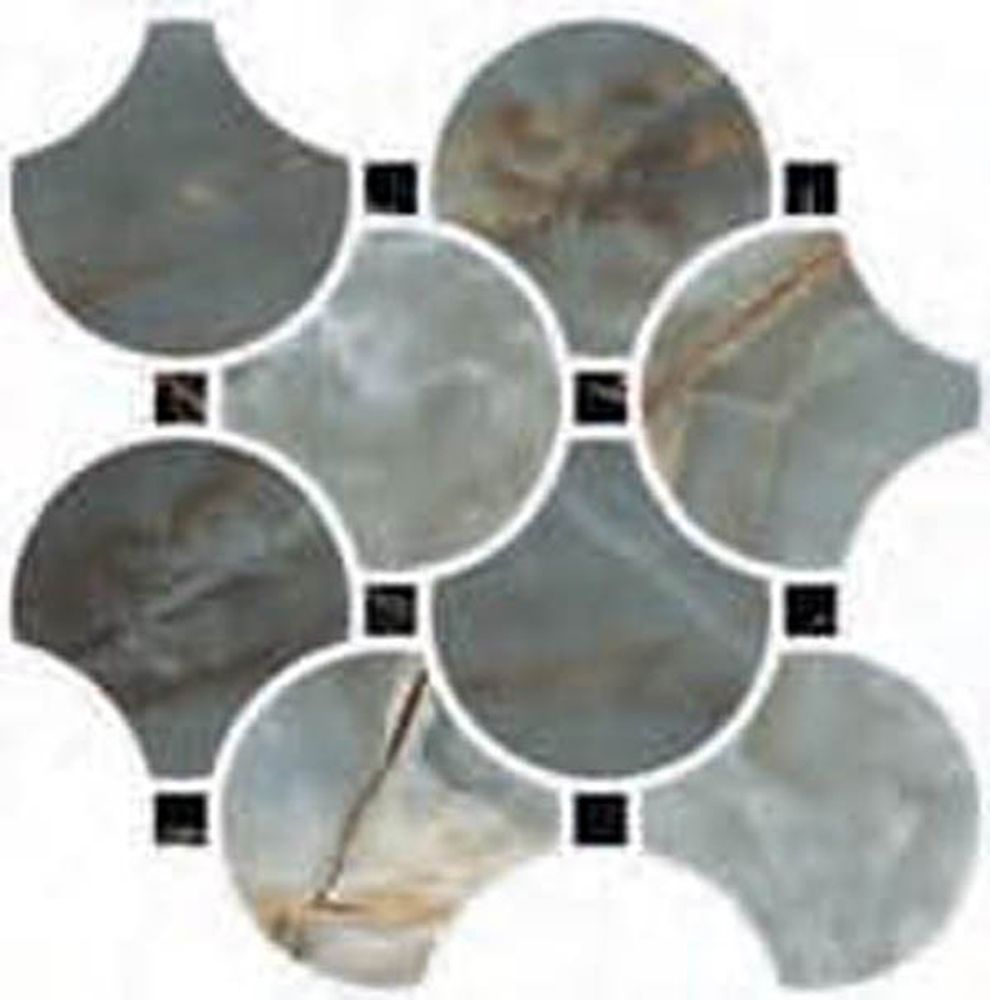 Мозаика SERENADE MOSAICO CIRCLE GREEN