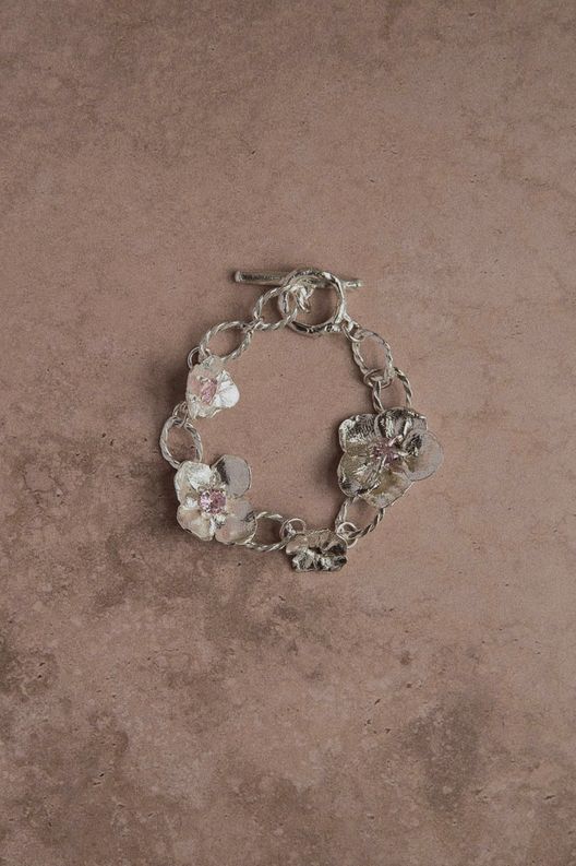 Браслет FLOWER BRACELET PINK / Puntus