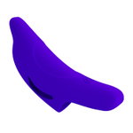 Синяя вибронасадка на палец Delphini