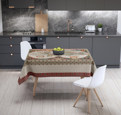 Скатерть "Средневековая карта мира 3"