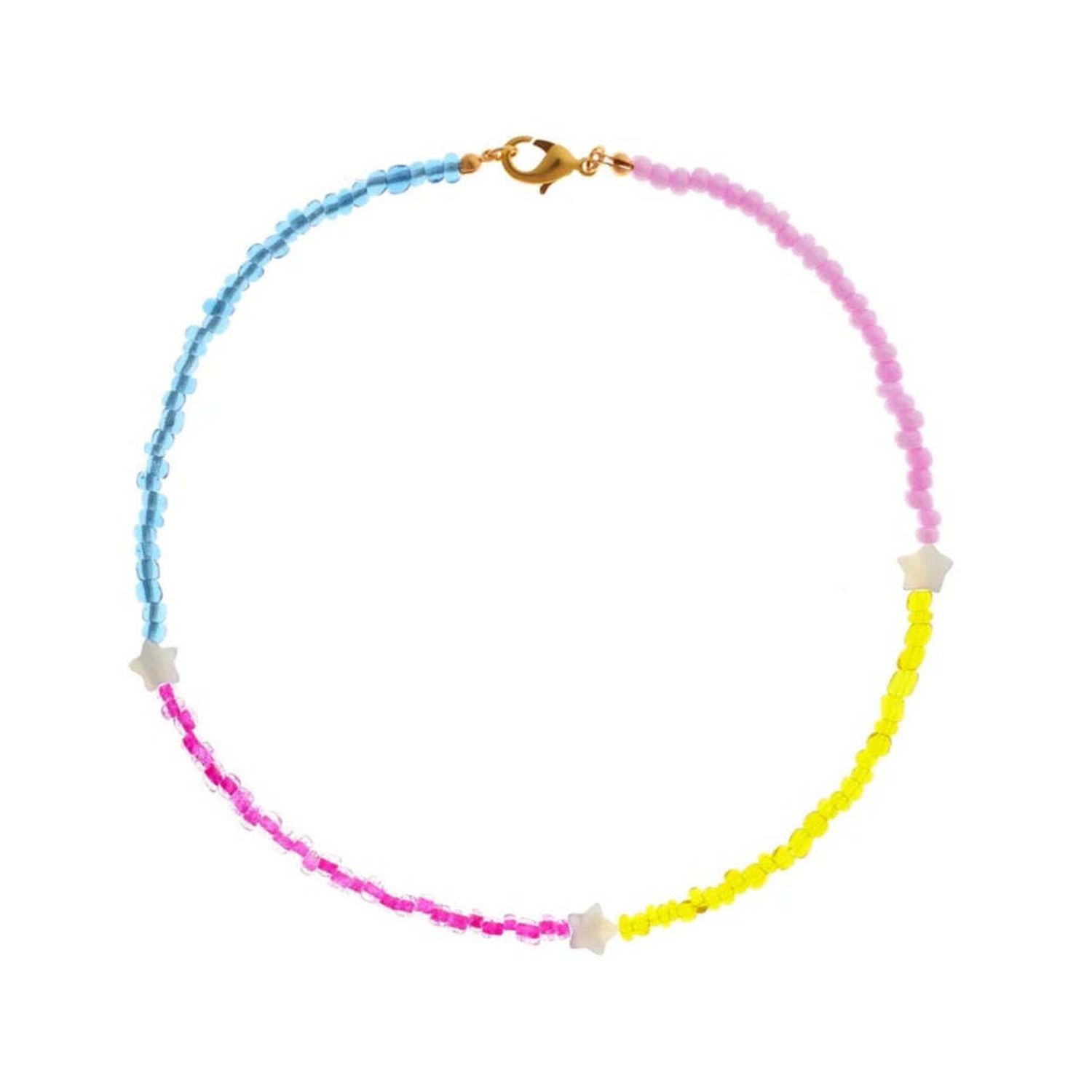 Колье Multi Choker With Stars