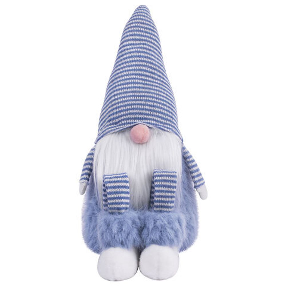 Украшение новогоднее интерьерное, 63 см, "Гном в костюме", полиэстер, пенопласт, ЗОЛОТАЯ СКАЗКА, 592568