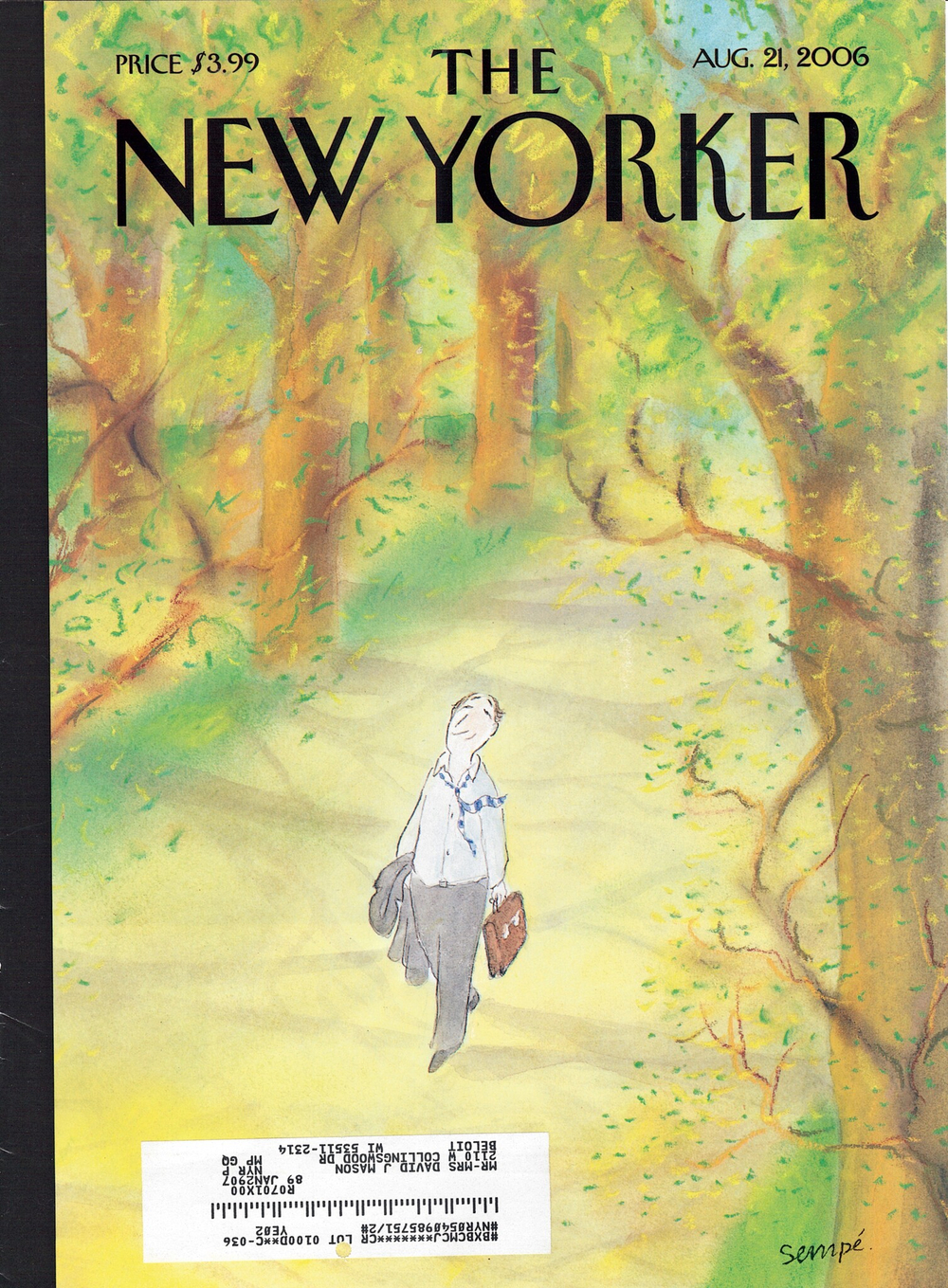 Журнал The New Yorker 21-08-2006, обложка