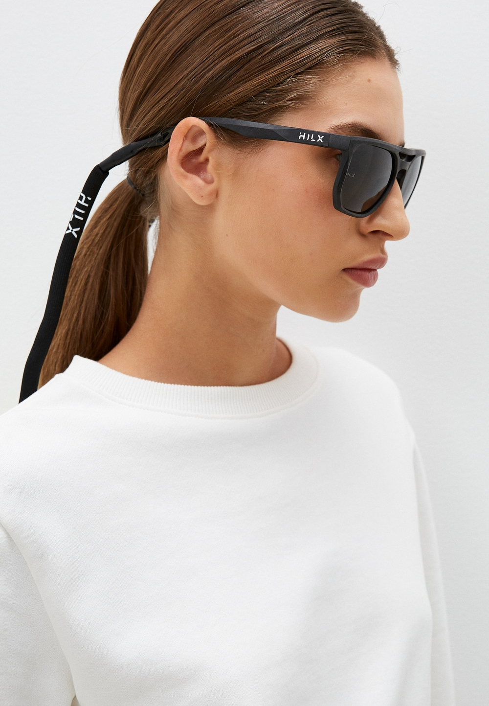 Спортивные очки HILX Carnage / Matt Solid Carbon / Black Polarized Lens