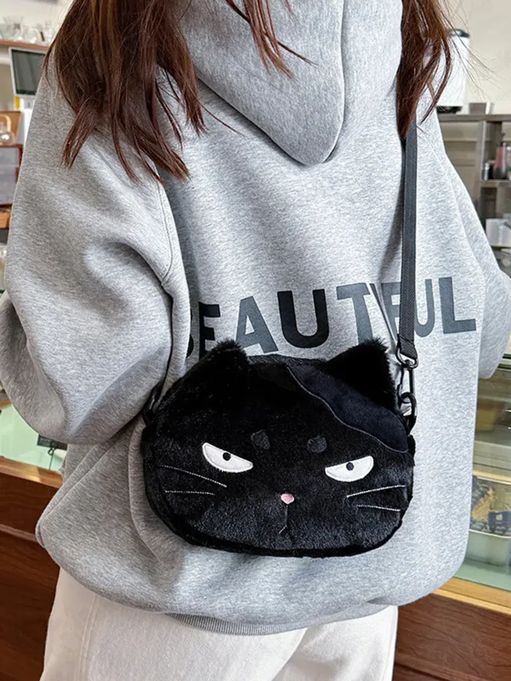 Сумка для девочки подростка через плечо сумочка игрушка кот