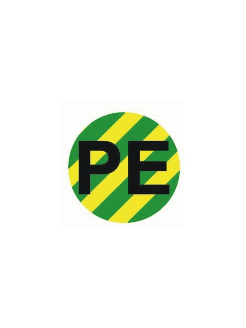 Наклейка "PE" d20мм PROxima EKF an-2-07-1