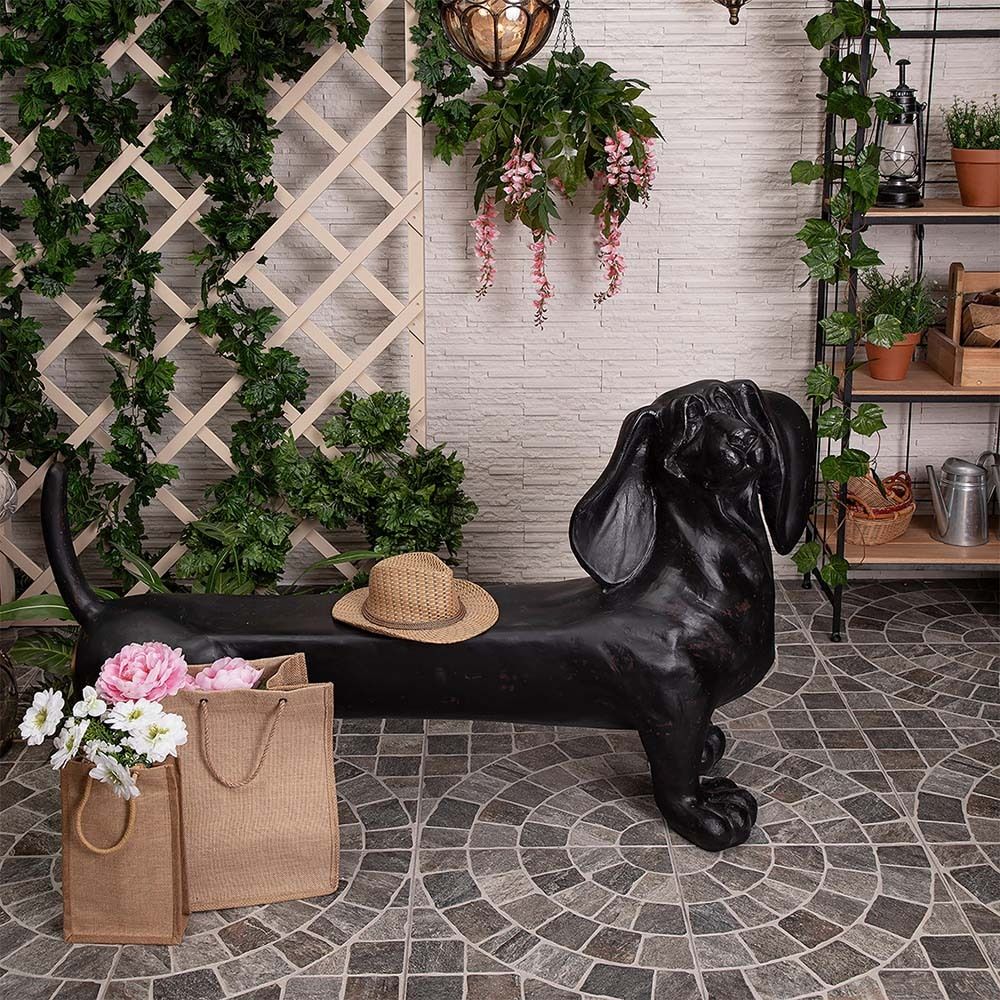 Садовая скамейка Такса Клякса средняя правосторонняя