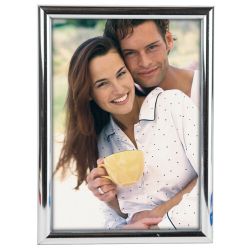 Фоторамка Image Art Радуга 30х40 пластиковая со стеклом серебро