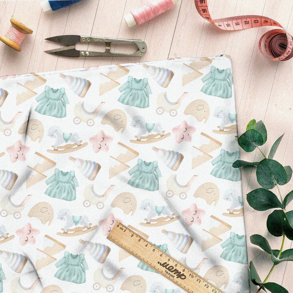 Ткань оксфорд 600 детские игрушки