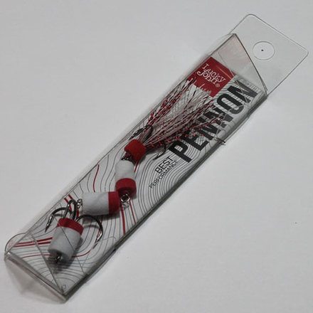 Приманка джиг. LJ PENNON 25 бел./крас. в блистере