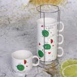 Набор кружек на стойке 200мл «Арбузы»