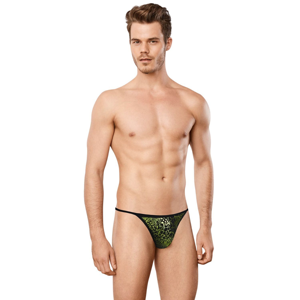 Мужские трусы-стринги с принтом Doreanse Space Venom (Размер: L) (Цвет: черный)