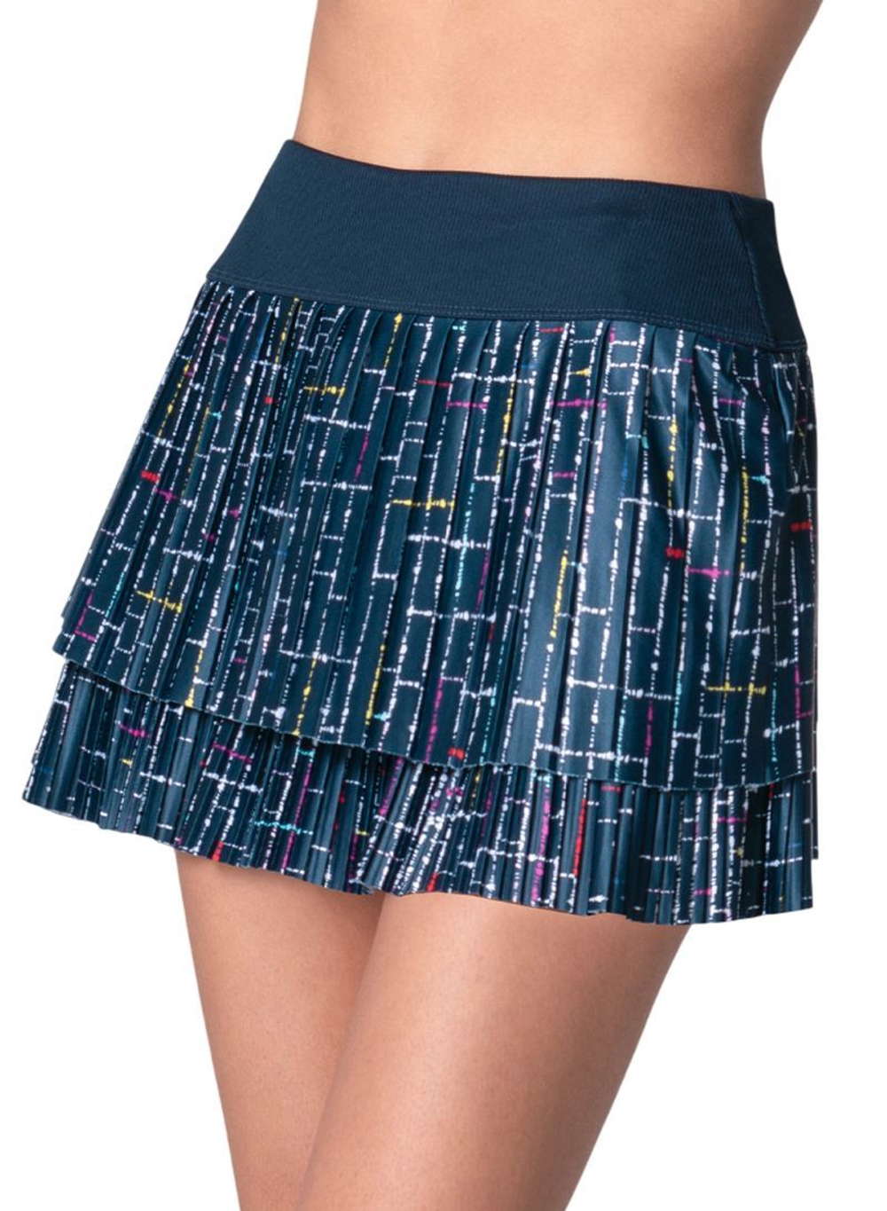 Теннисная юбка Lucky in Love Lovin' Boucle Pleated - midnight