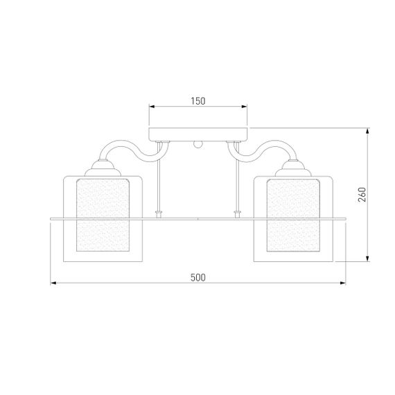 Потолочная люстра Eurosvet 30160/5 хром