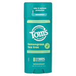 Tom's of Maine, дезодорант без алюминия, лемонграсс и чайное дерево, 92 г (3,25 унции)