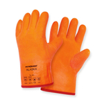 Перчатки рыболовные ALYASKA 30 см, крага,оранжевые,1 пара