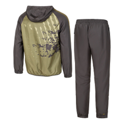 Мужские теннисные Костюмы BIDI BADU Pure Wild Tracksuit Men - Olive, Dark Grey