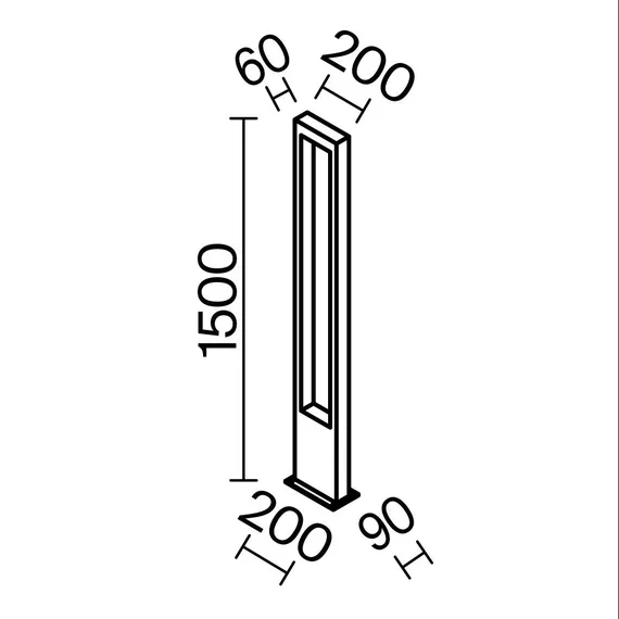 Садово-парковый светильник Бонн / Bonn 3000К 20Вт IP 65 Outdoor o425fl-l20gf