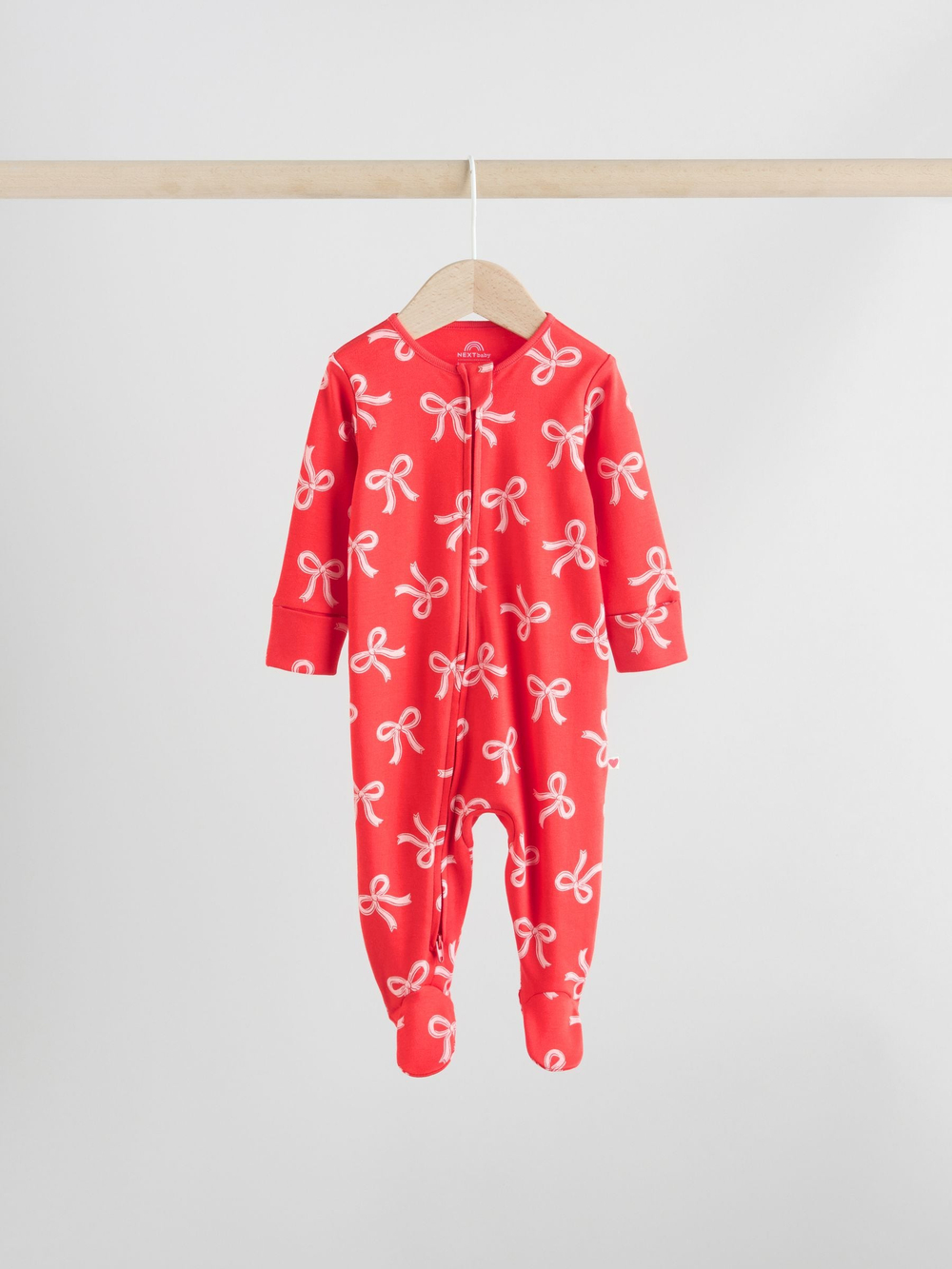 Комбинезон / Cлип для малышей Next F34-044, 3 шт., Красный, Молочный, Розовый