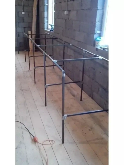 Крепеж для теплицы краб-система Т-образный для труб 40х40мм, подойдет и для 40х20мм, подходит для стеллажа и теплиц, 4 пары- толщина металла 1.5мм