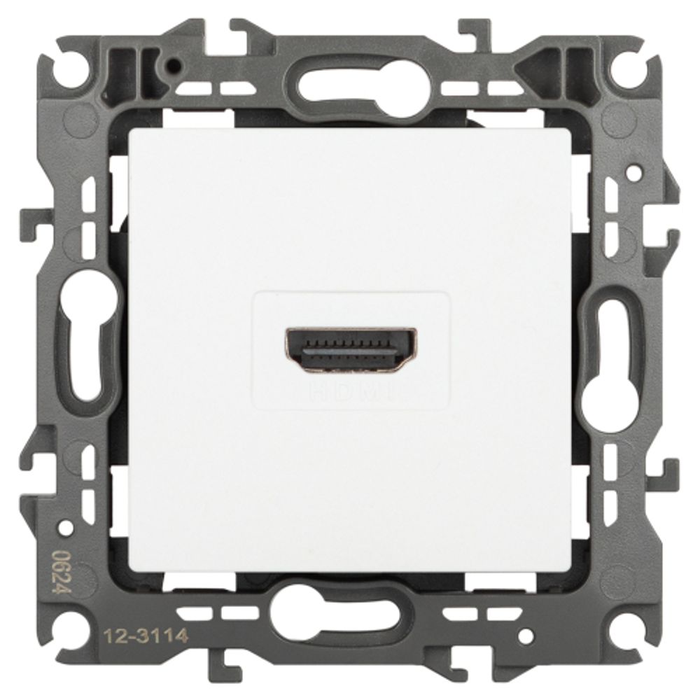 Розетка ЭРА Серия 12 12-3114-01М HDMI, белый матовый