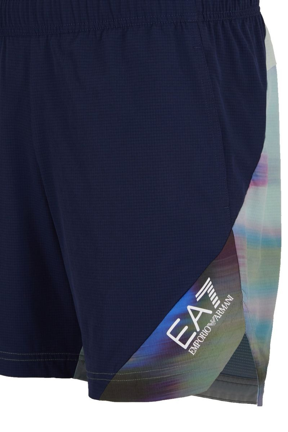 Мужские теннисные шорты EA7 Man Woven Shorts - темно-синий