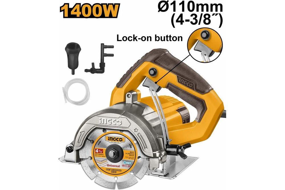 Пила дисковая многофункциональная INGCO MC140068 INDUSTRIAL 1400 Вт 110/115x20 мм