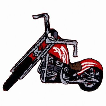 Нашивка Мотобайк 60Х80 (красный)
