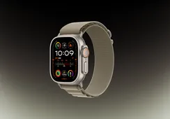 Часы Apple Watch Ultra 2 GPS + Cellular 49 мм, титановый корпус, ремешок Alpine Оливкового цвета,размер L