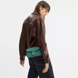 COACH СУМКА ЧЕРЕЗ ПЛЕЧО TABBY 20 С МЯГКОЙ ПОДКЛАДКОЙ, ЗЕЛЕНЫЙ